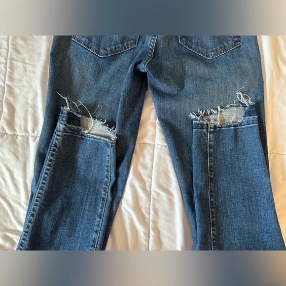 Madewell Curvy High-Rise Skinny Jeans: Drop Step-Hem Edition - Picture 6 of 14